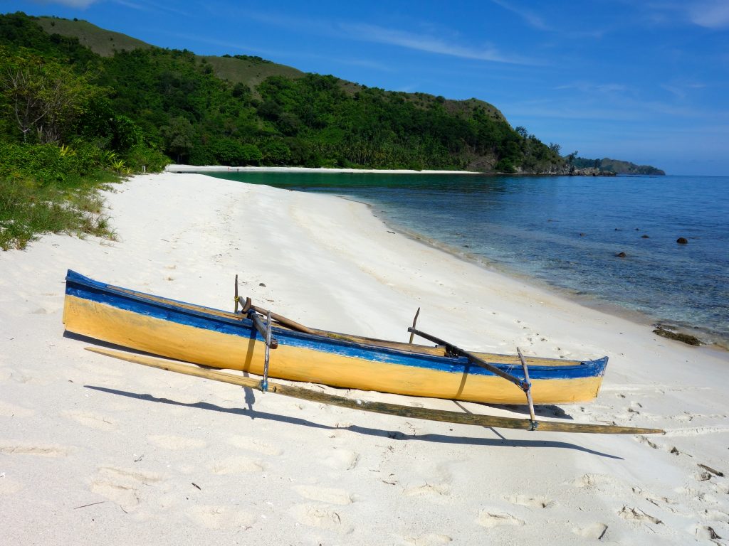 Kysten i det centrale Sulawesi