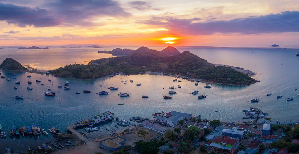Padar-øen i Komodo